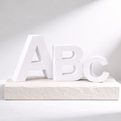 POLYSTYRENE SIGNAGE - LETTERS & NUMBERS