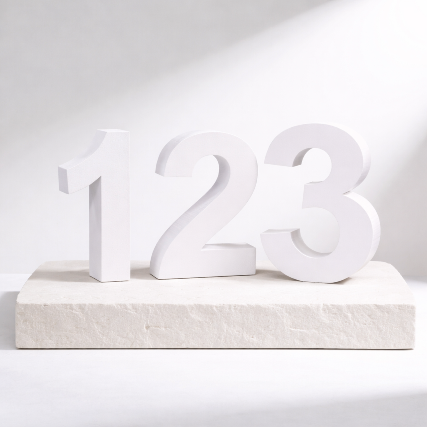 POLYSTYRENE SIGNAGE - LETTERS & NUMBERS